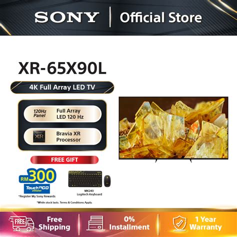 Sony 65x90l Bravia Xr Full Array Led 4k Ultra Hd High Dynamic