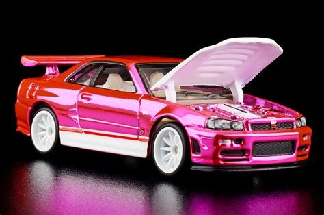 Nissan Skyline Gt R Bnr Party Car Hot Wheels Red Line Club Hwrlc