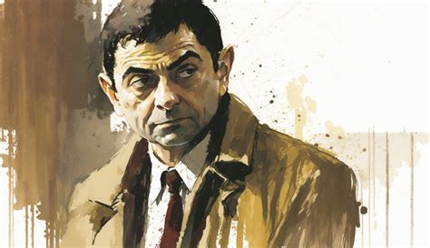 Mr Bean In The Art Style Of Bill Sienkiewicz