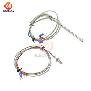 Jual K Type Thermocouple Stainless Steel Probe Sensor Pt Rtd Otipro