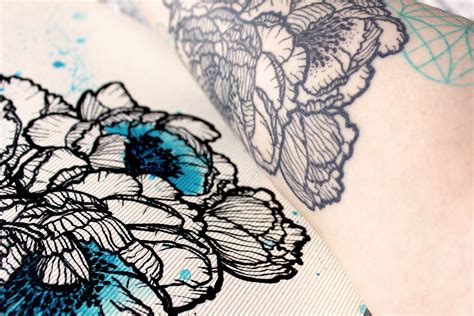 Peony tattoo on Behance