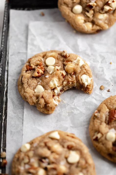 White Chocolate Maple Pecan Cookies Broma Bakery