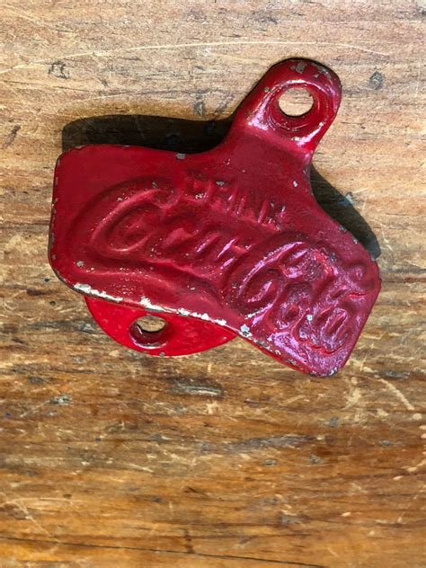 Coca Cola Bottle Opener Wall Mount Coca Cola Opener Bottle | Etsy