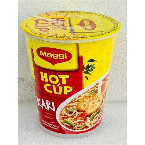 60g Maggi Hot Cup Instant Noodle Mee Curry Chicken Tom Yam Asam Laksa