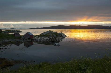 Fishing in Norway stock photo. Image of peak, phenomenon - 118822026