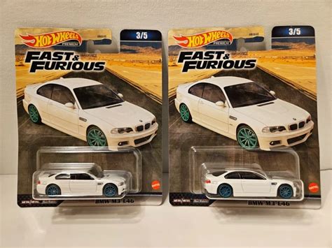 HOT WHEELS FAST Furious BMW M E White New In Package Lot Of Vehicles EUR