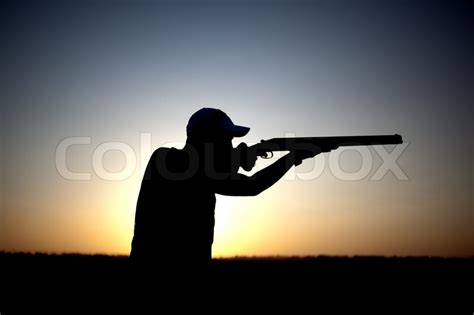 Shooting Shotgun Silhouette