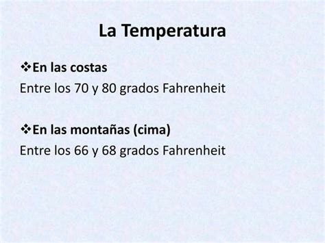 El Clima De Puerto Rico Ppt