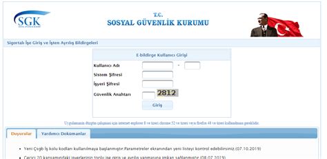 Sgk I E Giri Bildirgesi Nedir Ve Nereden Al N R