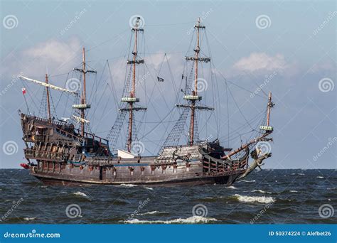 Poland Baltic Sea Old Sailing Ship Stock Photo - Image: 50374224