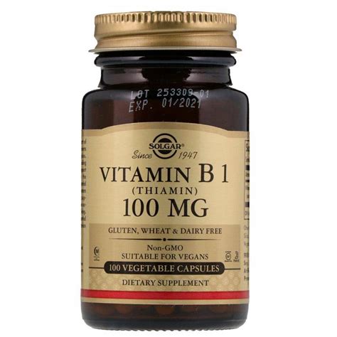 Вітамін Б1 Vitamin B1 100 mg 100 tabs - 364 ₴, купити на ІЗІ (20988418)