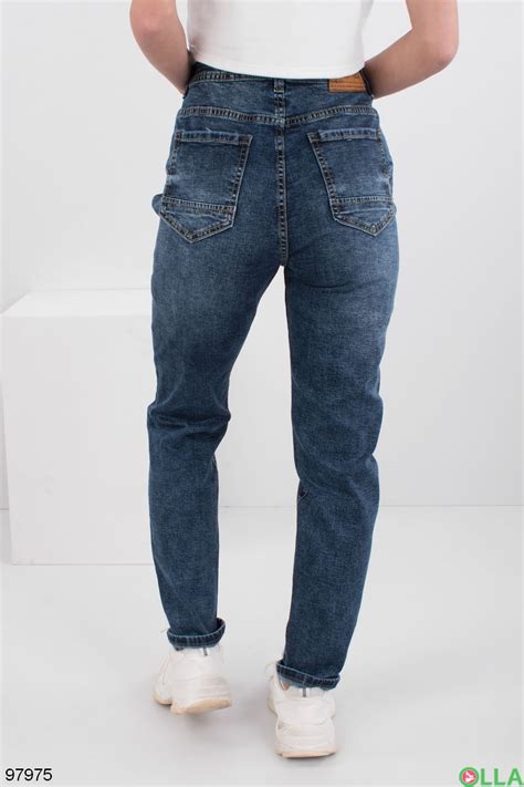 Женские синие джинсы-скинни И-A0529-8 - купить недорого в интернет ...