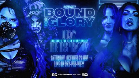 Impact Bound For Glory Match Card Youtube