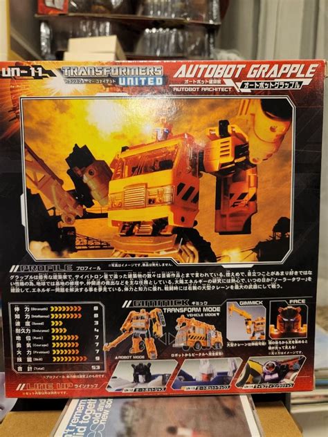 全新 日版 UN 11 變形金剛 transformers AUTOBOT GRAPPLE 博派 吊車 老變 trans formers