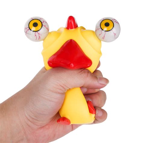 Proloso Eye Popping Duck Chicken Poppin Peepers Fidget Squishy Toys Fo