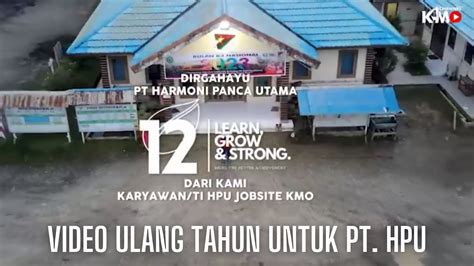 Video Ucapan Ulang Tahun Perusahaan Pt Hpu Youtube