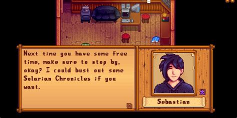 Stardew Valley: Sebastian Guide