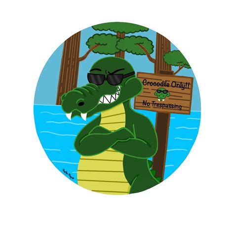 Crocodile Only Signs By Kaytlynartworkstudio On Deviantart