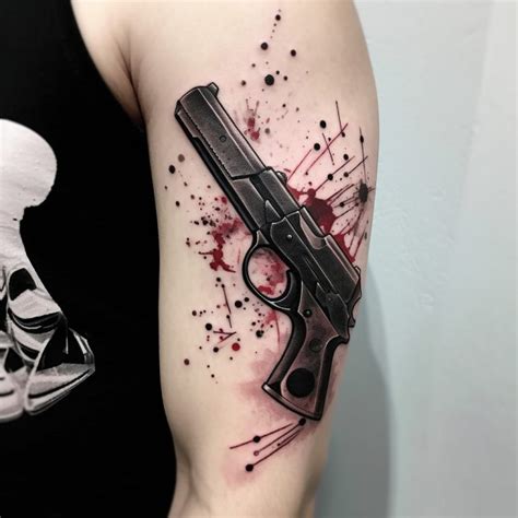 53 Pistol Tattoo Ideas - TattooClue.com