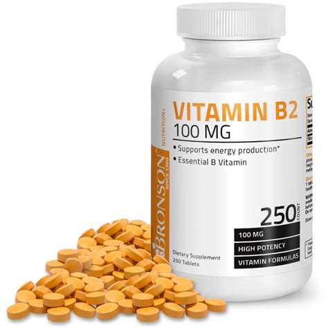 Bronson Vitamin B Mg Riboflavin Tablets Walmart