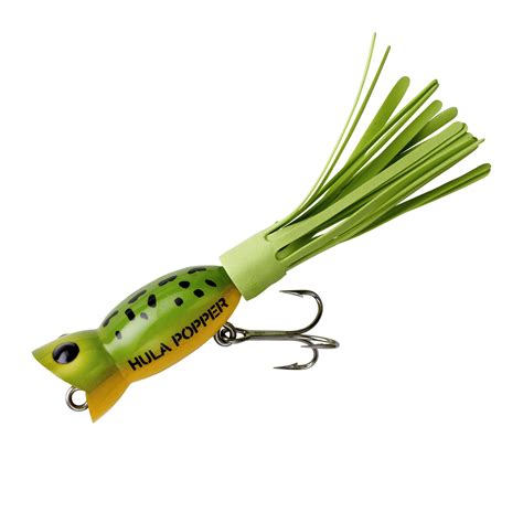 Arbogast Hula Popper Topwater Baits Frog Yellow Belly Oz