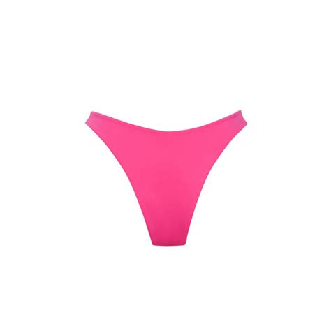 Roze High Waisted Bikini Bottoms Kamari Swim Wolf Badger