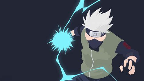 Kakashi Hatake Wallpaper 4k Minimalist Grey Naruto Simple