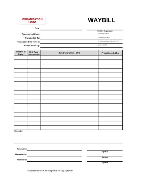 Standard Documentation | Logistics Operational Guide