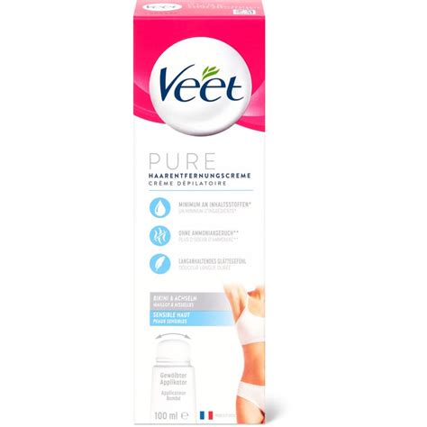 Veet Pure Cr Me D Pilatoire Bikini Aisselles Migros