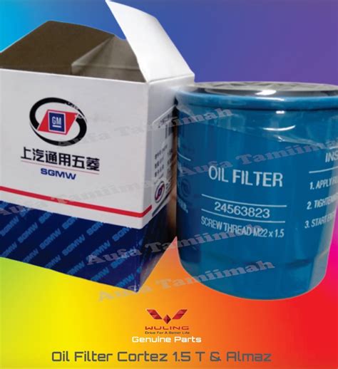 Filter Oli Wuling Almaz Cortez Turbo Confero Sgmw Lazada Indonesia