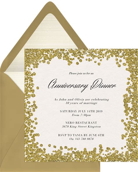 21 Beautiful 50th Anniversary Invitations to Celebrate Your Love