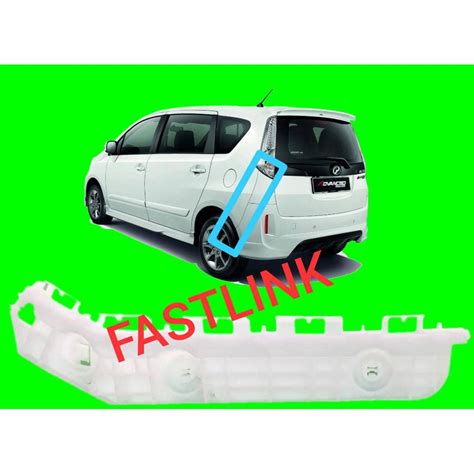 Fastlink Perodua Alza Rear Belakang Bumper Side Bracket Tepi New