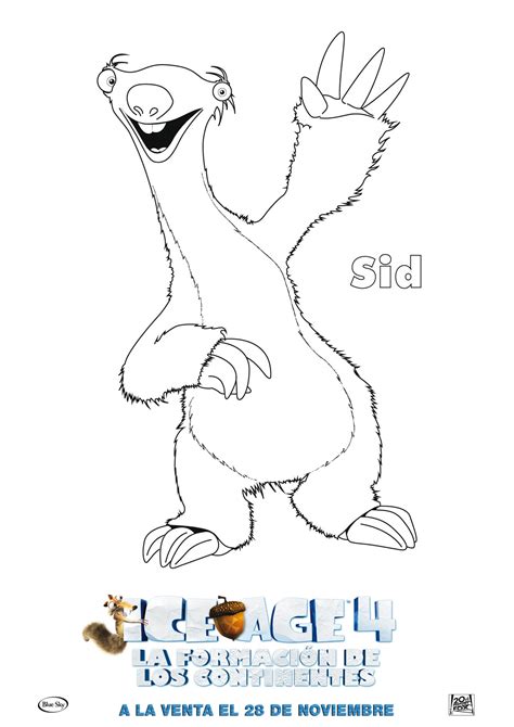 IA4 Line Art Sid Waving