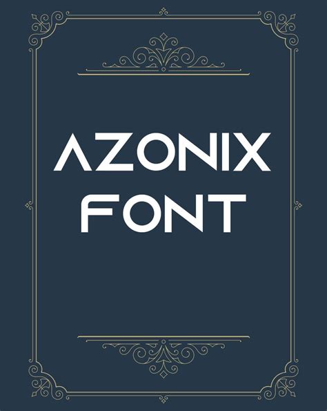 Azonix Font Free Download