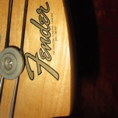 Vintage Fender Jazz Bass Pre Cbs Custom Color Blonde W Reverb