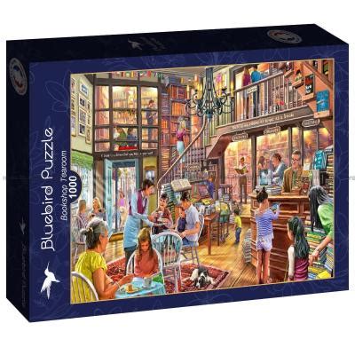 Crisp Cafeen I Boghandlen 1000 Brikker Puslespil Bluebird Puzzle