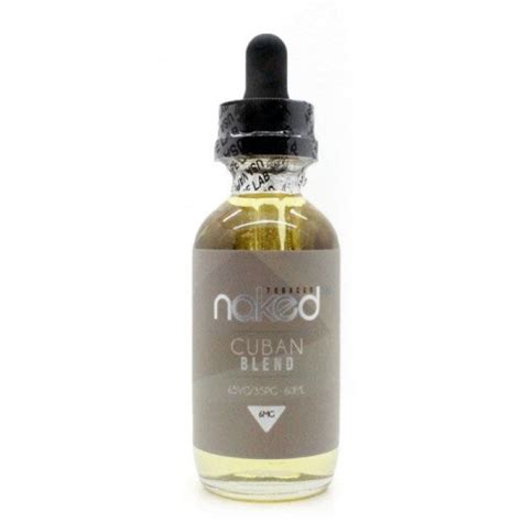 Cuban Blend By Naked E Liquid Ml E Liquids