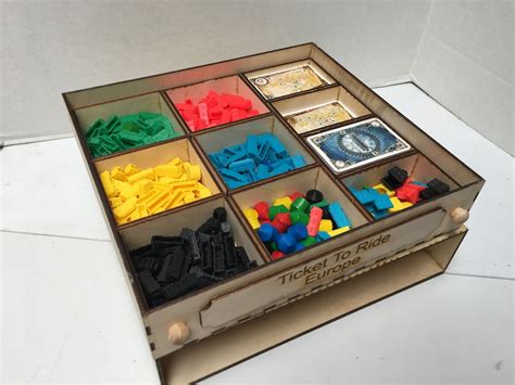 Modular Game Storage The Ticket To Ride Series Etsy UK