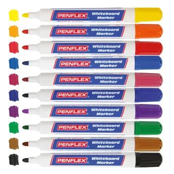 Penflex Wb Whiteboard Marker Bullet Tip Mm Black