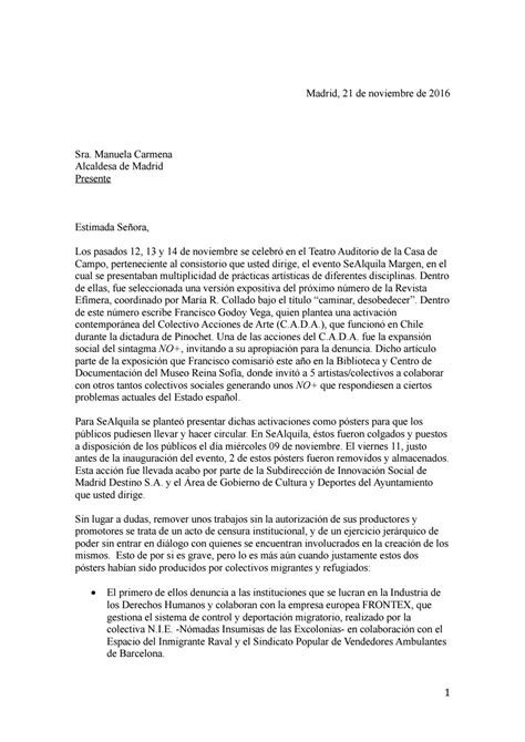 Modelo Carta Ayuntamiento