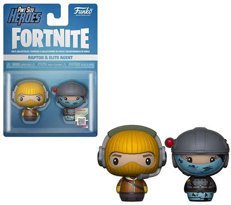 Funko Fortnite Pint Size Heroes Raptor Elite Agent Vinyl Figure 2 Pack Toywiz