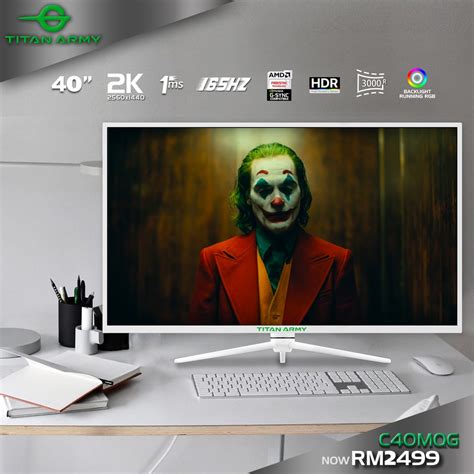 TITAN ARMY 40" 2K 165Hz 1ms Gaming Monitor(C40MQG) | Shopee Malaysia
