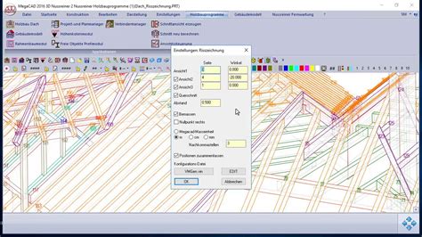 Nussreiner Holzbaucad X Einstellung Bemassungsrichtung Youtube