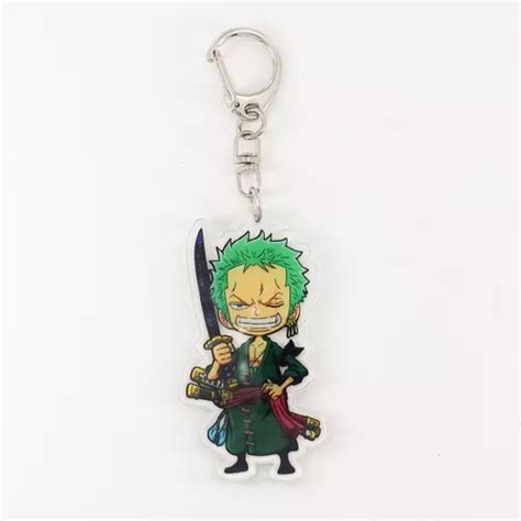 Llavero Acrílico Zoro Mugiwara One Piece Manga Anime Cuotas sin interés