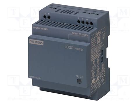 6EP3332-6SB00-0AY0 SIEMENS - 전원: 스위치 모드 | DIN 레일 장착용; 60W; 24VDC; 2.5A ...