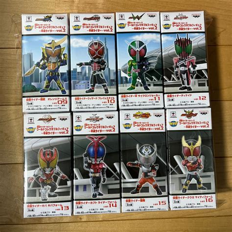 バンプレスト製 仮面ライダー ワールドコレクタブルフィギュア 平成ライダーvol1＆2 全16種セット 新品未開封 仮面ライダーオーズ