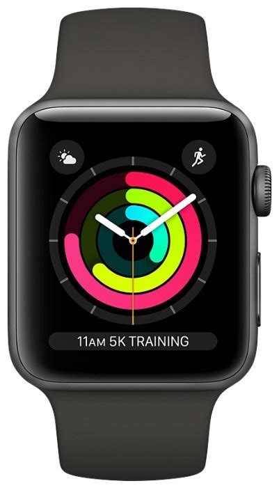 Умные часы Apple Watch Series 3 42мм Aluminum Case with Sport Band ...