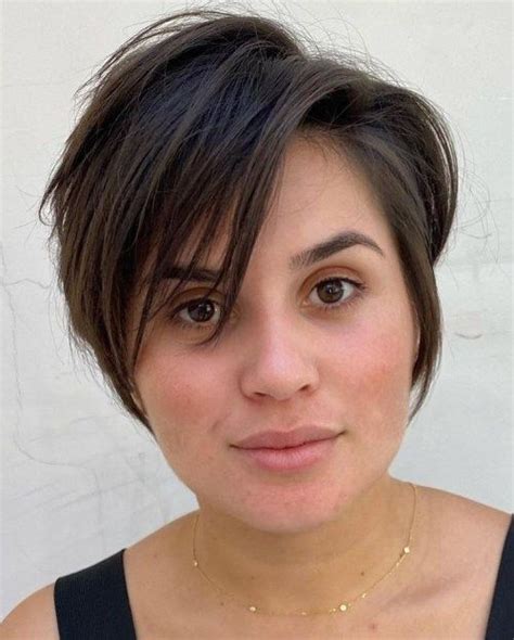 Asymmetrical Pixie Cut For Rounder Face Haircuts For Round Face Shape