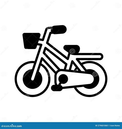 Bicycle Icon Design in Modern Style, Pedal Bike Vector Design Stock
