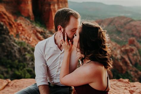 Sunset Sedona Engagement Photos // Colton and Sam